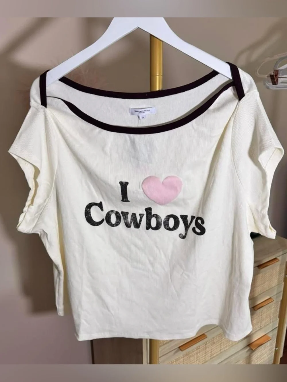 Grayson Threads I Love Cowboys Western Graphic Tee - Picture 2 of 2